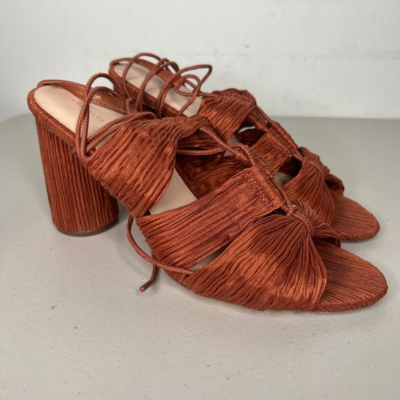 Loeffler Randall Teresa Lace Up Sandal Size 10 - Picture 7 of 9